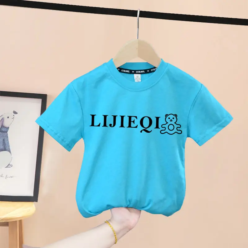 Lijeqi Printed Yellow Boys T-Shirt 2024 Summer - Image 5