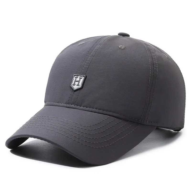 Men's Navy Blue Baseball Cap with Logo - Image 3