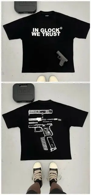 Men's Harajuku Hip Hop Graphic T-Shirt 1871 Brand