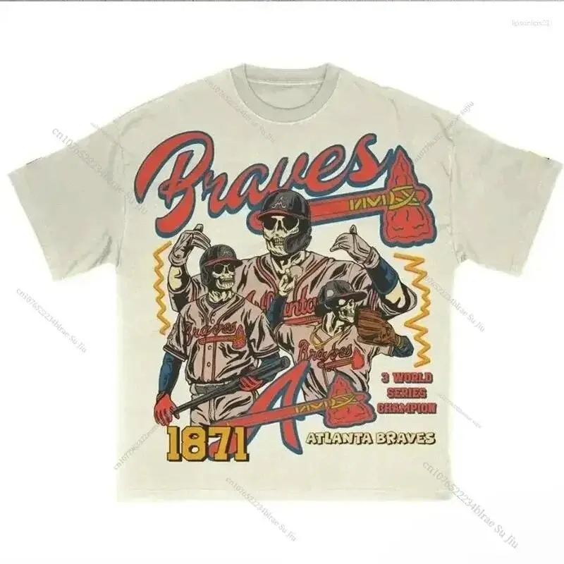 Men's Harajuku Hip Hop Graphic T-Shirt 1871 Brand