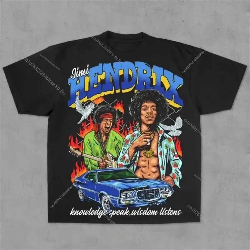 Men's Harajuku Hip Hop Graphic T-Shirt 1871 Brand