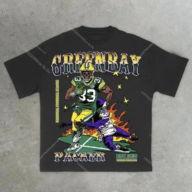 Men's Harajuku Hip Hop Graphic T-Shirt 1871 Brand