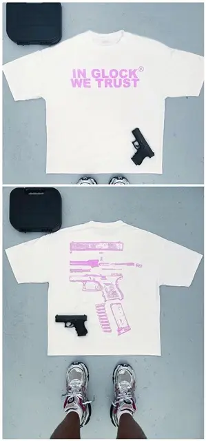 Men's Harajuku Hip Hop Graphic T-Shirt 1871 Brand