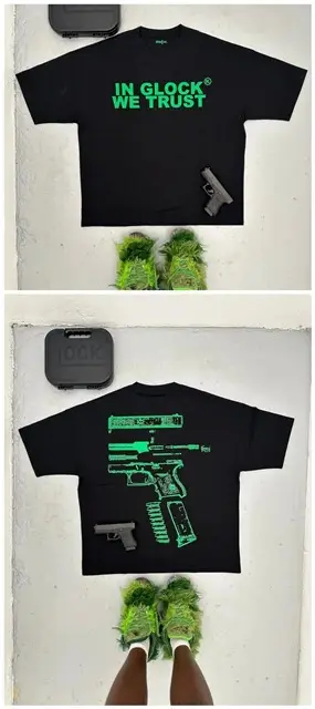 Men's Harajuku Hip Hop Graphic T-Shirt 1871 Brand