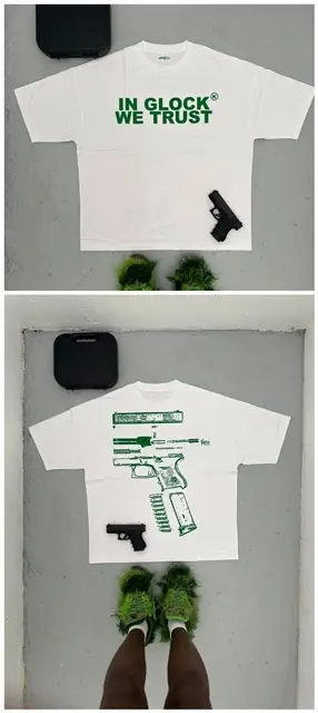 Men's Harajuku Hip Hop Graphic T-Shirt 1871 Brand