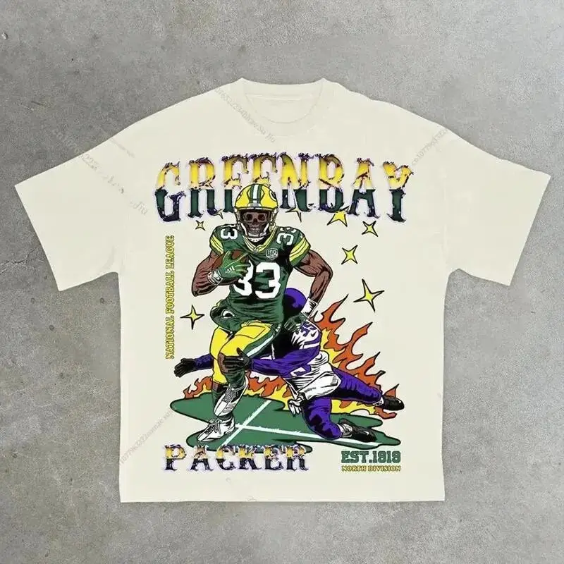 Men's Harajuku Hip Hop Graphic T-Shirt 1871 Brand