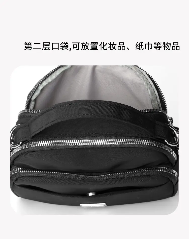 Blue Nylon Shoulder Crossbody Bag for Women — feature 17