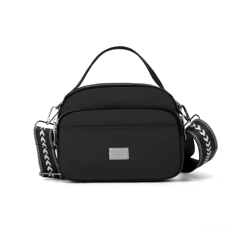Blue Nylon Shoulder Crossbody Bag for Women - Image 7