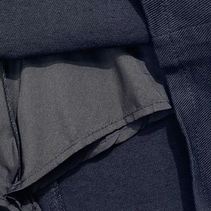 Gray A-Line Denim Skirt with Belt for Women — feature 9