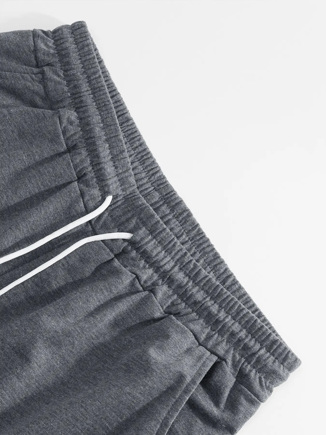 Men Grey Crossbody Shorts Set Summer Loose Sports Casual Round Neck — feature 34