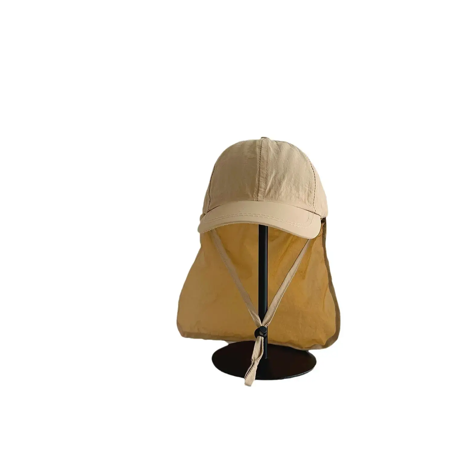 Women's Cream Neck Protection Cap with Duck Tissue - Image 11