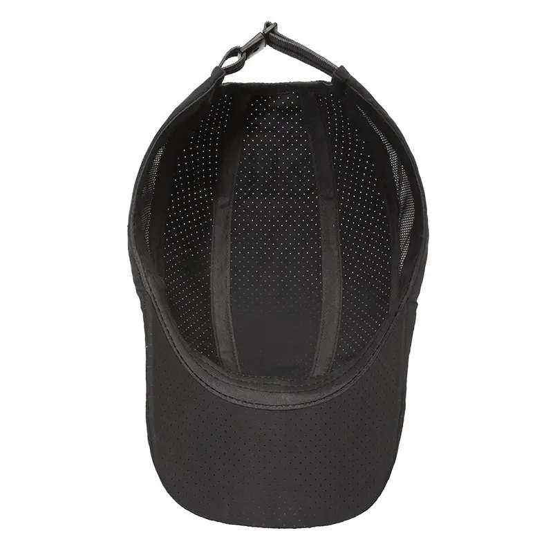 Men's Black Dragon Embroidered Mesh Cap - Image 7