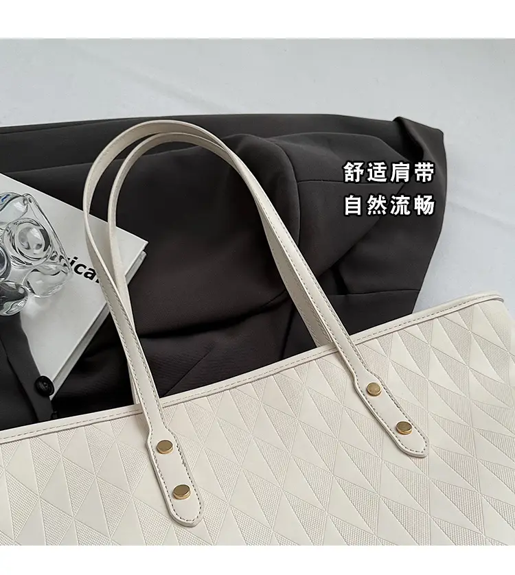 White Underarm Bag 2024 Daily Commute Shoulder Tote — feature 5