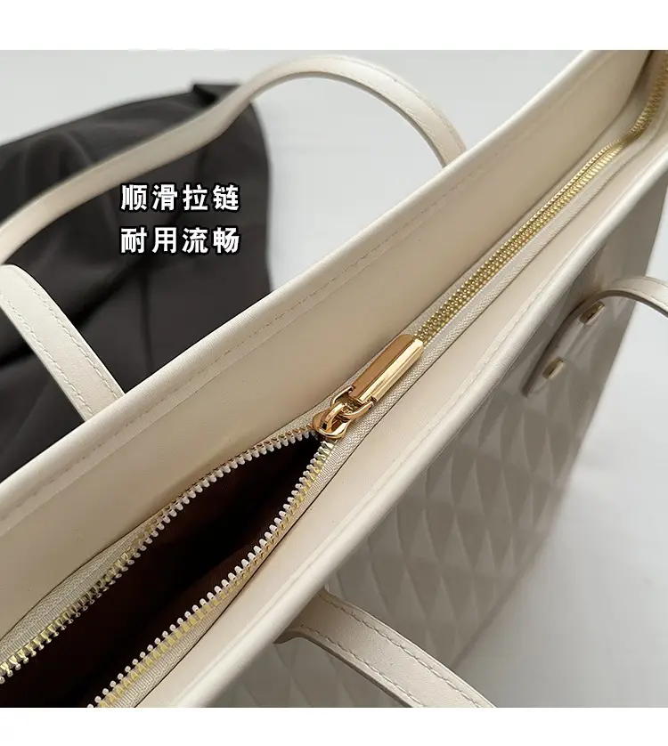 White Underarm Bag 2024 Daily Commute Shoulder Tote — feature 6