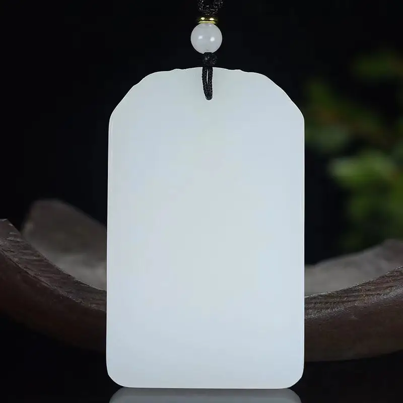 Suet White Eight Patron Saint Jade Pendant for Men Women - Image 10