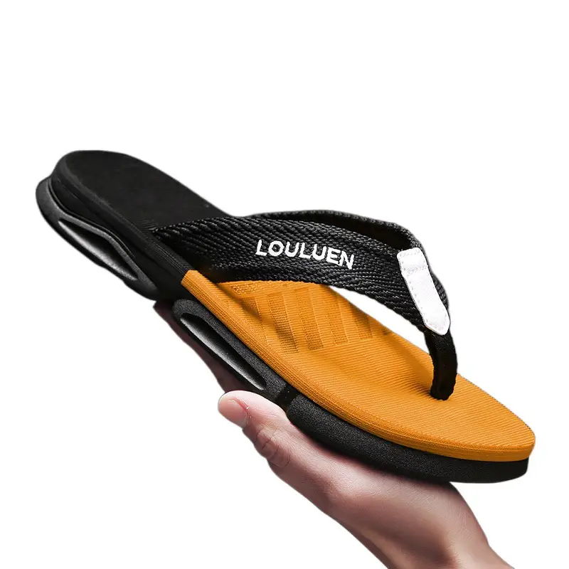 Flip-flops men's summer outer wear soft bottom shit feeling Vietnamese sandals and slippers men's beach sandals