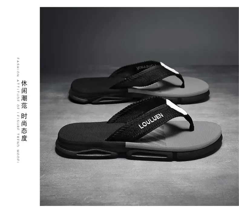 Flip-flops men's summer outer wear soft bottom shit feeling Vietnamese sandals and slippers men's beach sandals — feature 19