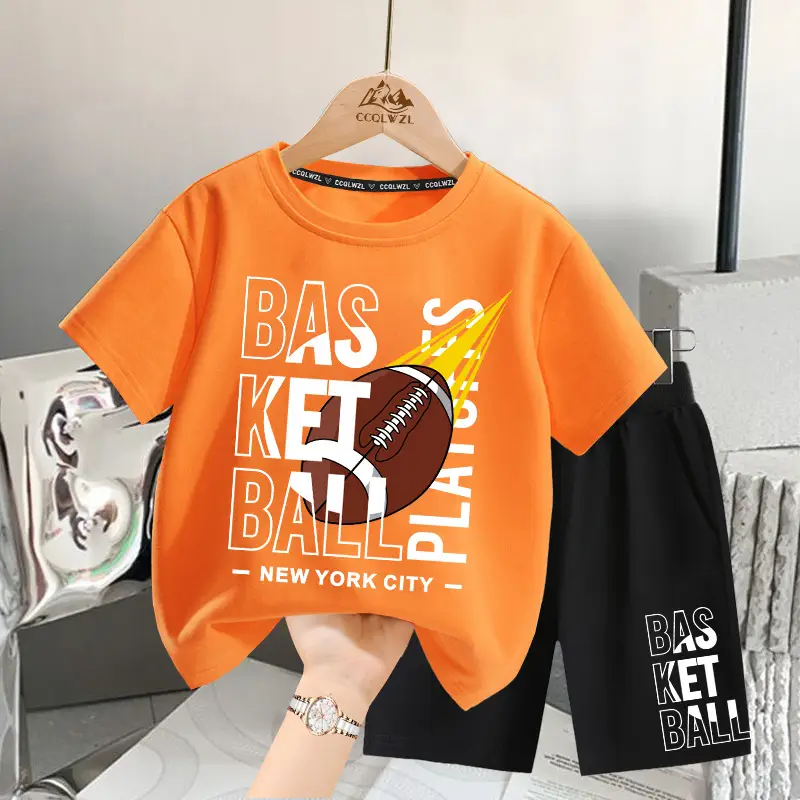 Boys T-Shirt Yellow Football Print Cotton Summer Wear - Image 7