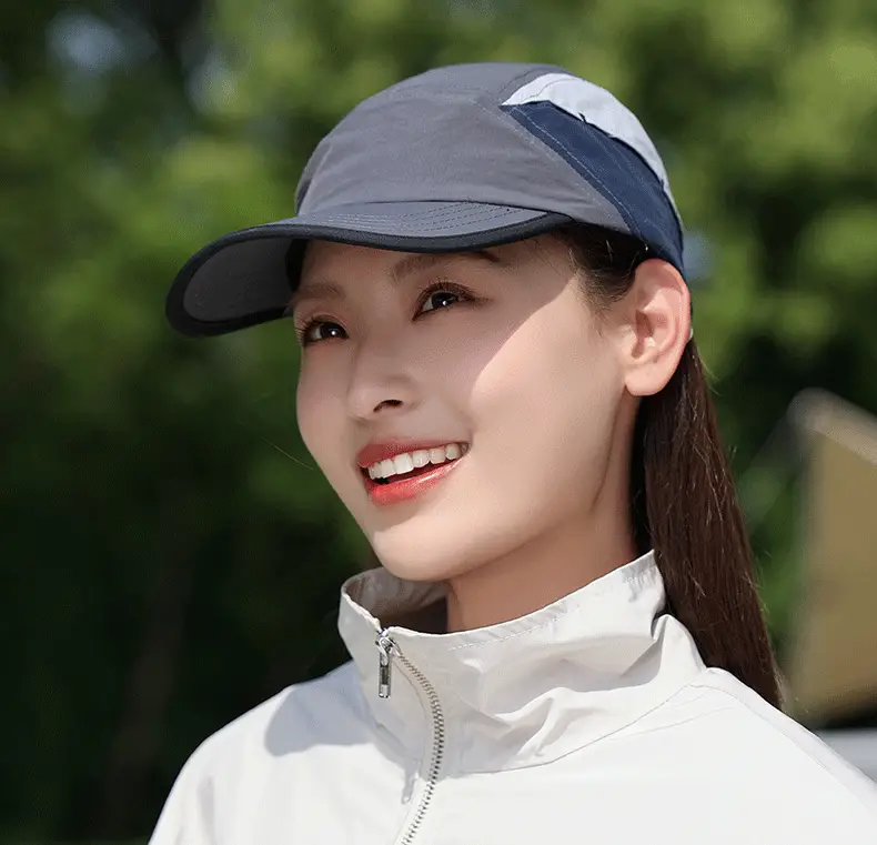 Women Quick-Drying Baseball Cap Grey Non-Sweat — feature 11