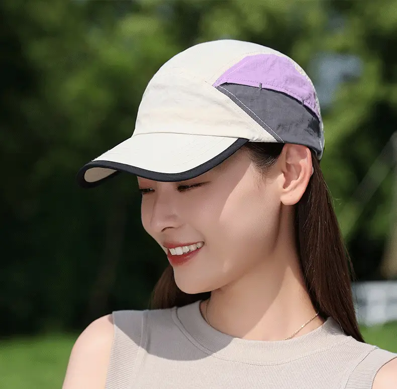 Women Quick-Drying Baseball Cap Grey Non-Sweat — feature 17