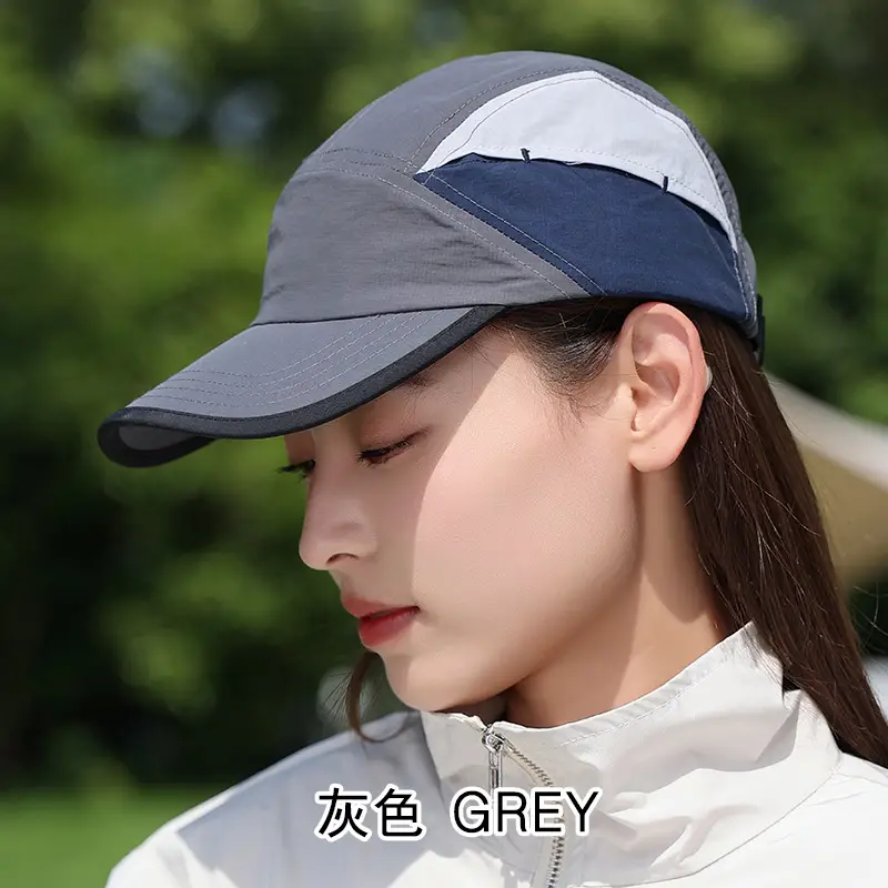 Women Quick-Drying Baseball Cap Grey Non-Sweat - Image 3