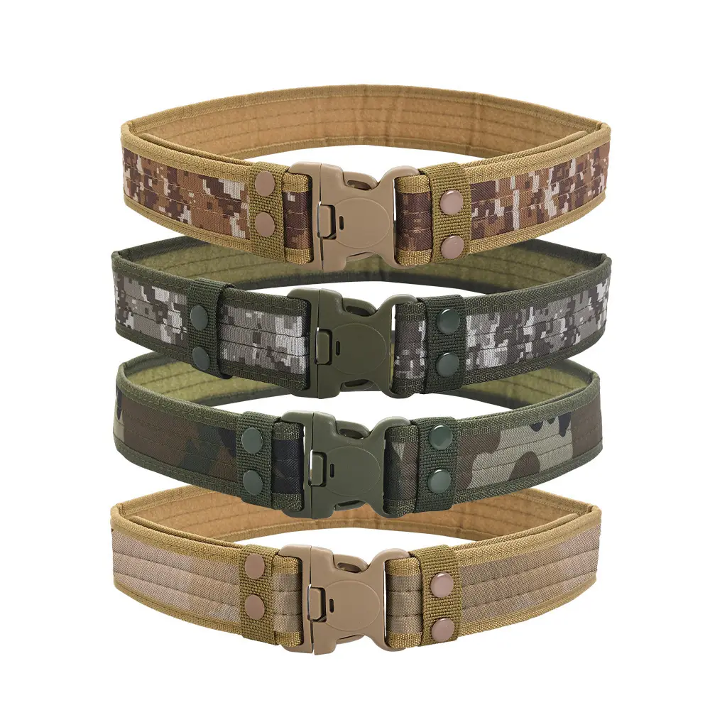 Camouflage Tactical Belt for Men with Quick Release - Image 12