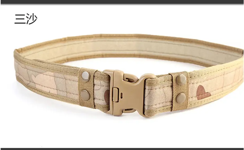 Camouflage Tactical Belt for Men with Quick Release - Image 7
