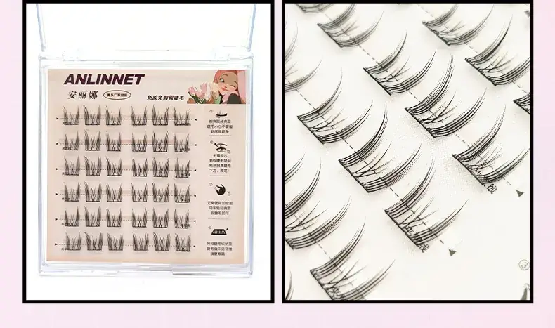 Glue-free Self-adhesive False Eyelashes Cat Ears — feature 9