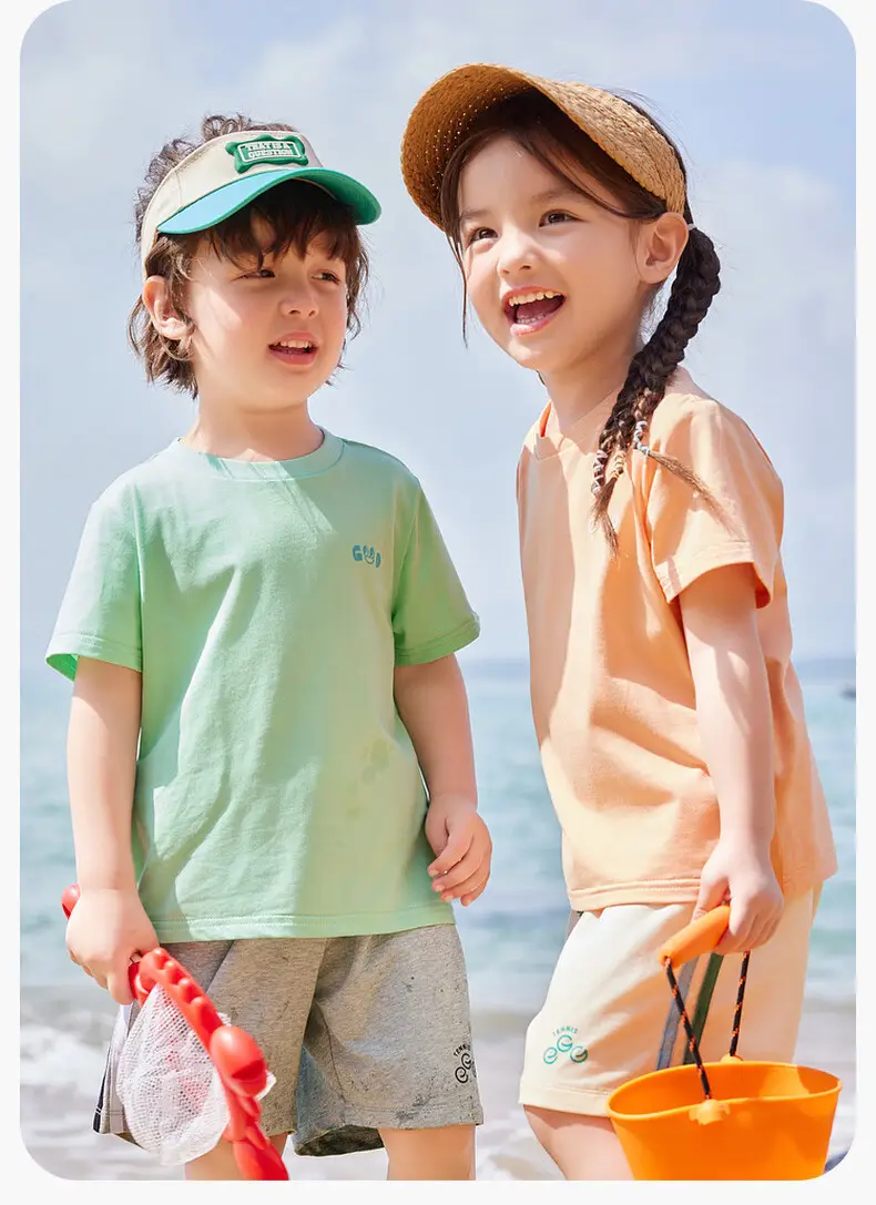 Dudu Kids T-Shirt Yellow Short Sleeve Cartoon Design — feature 13