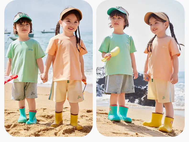 Dudu Kids T-Shirt Yellow Short Sleeve Cartoon Design — feature 16