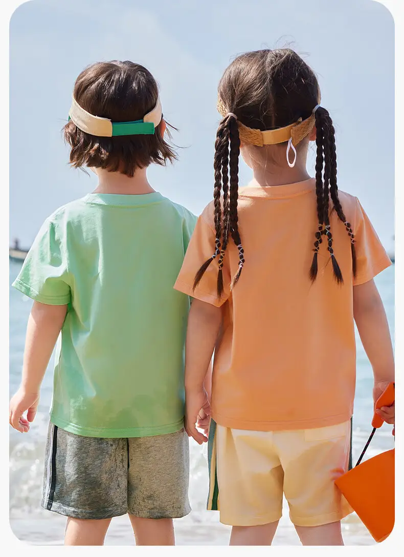 Dudu Kids T-Shirt Yellow Short Sleeve Cartoon Design — feature 17