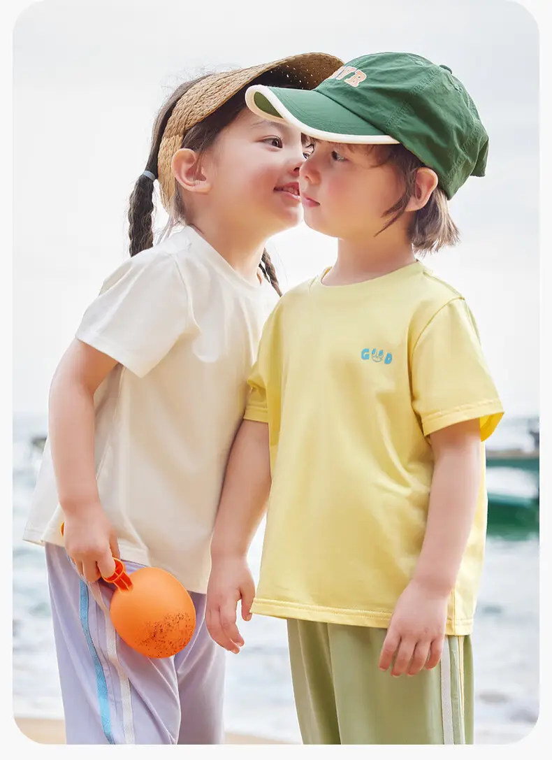 Dudu Kids T-Shirt Yellow Short Sleeve Cartoon Design — feature 19
