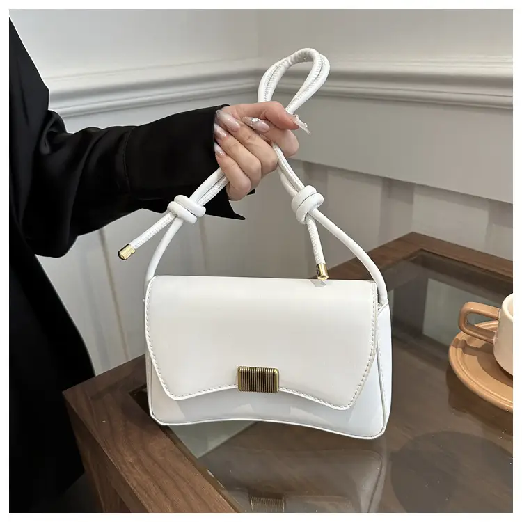 Women's White Grey Shoulder Crossbody Bag 2024