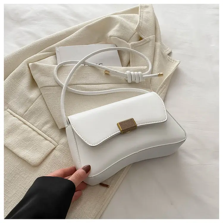 Women's White Grey Shoulder Crossbody Bag 2024