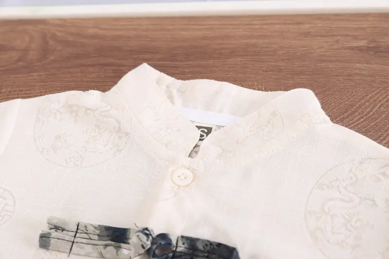 Boys Cotton T-Shirt Set Summer New Kids Chinese Fashion — feature 8