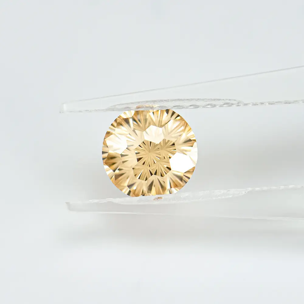 Moissanite Bare Stone Rings with Gold Finish - Image 3