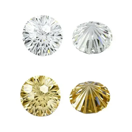 Moissanite Bare Stone Rings with Gold Finish - Image 5