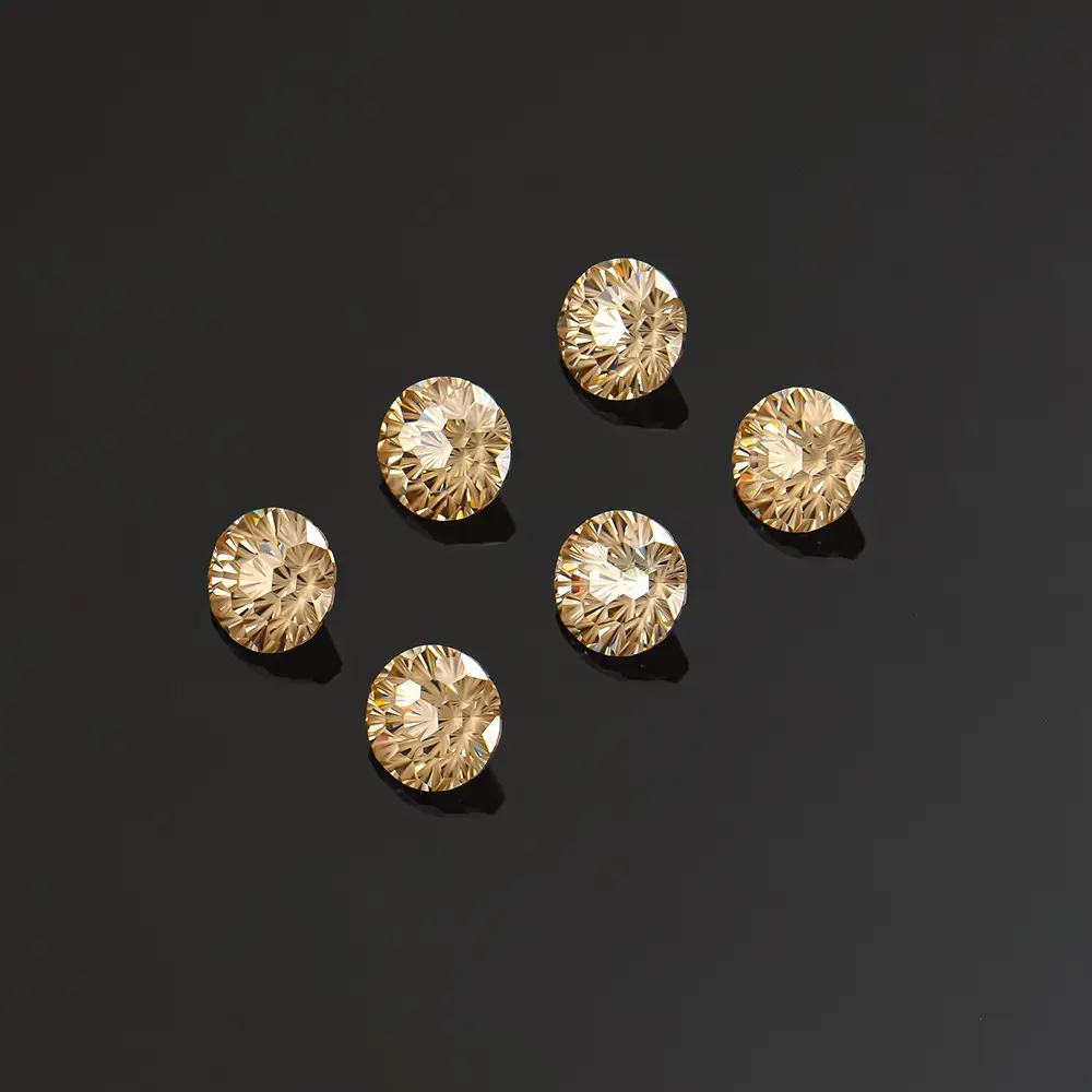 Moissanite Bare Stone Rings with Gold Finish — feature 3