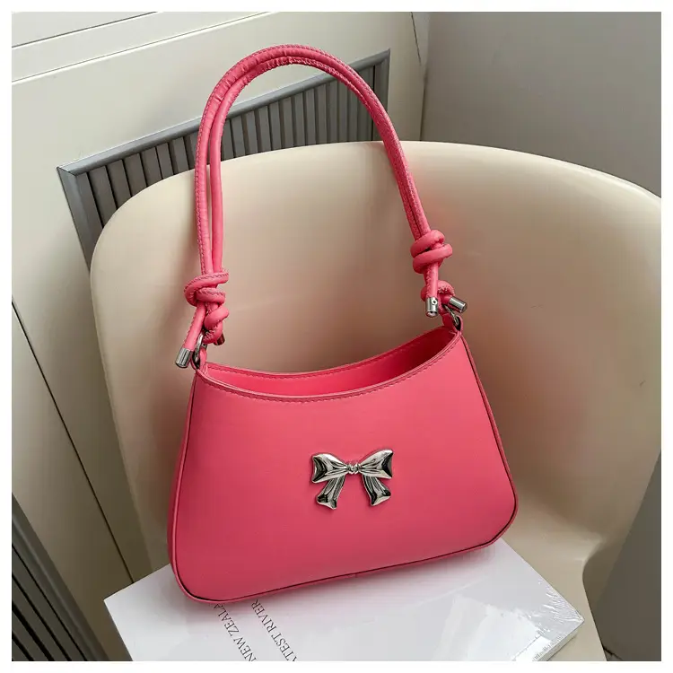 White Knotted Shoulder Crossbody Bag for Women 2024 Spring — feature 30