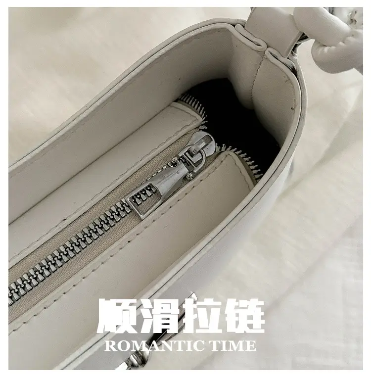 White Knotted Shoulder Crossbody Bag for Women 2024 Spring — feature 6