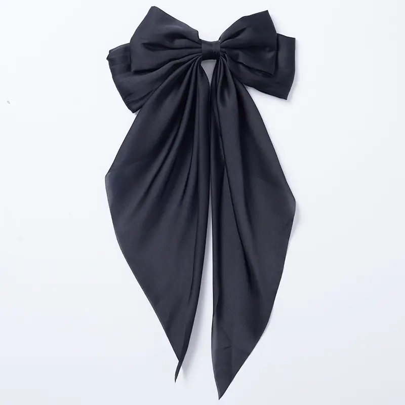 Pink Bow Clip for Women Summer Hairpin