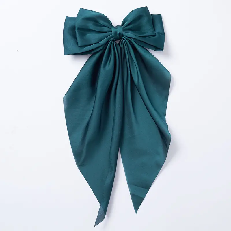 Pink Bow Clip for Women Summer Hairpin