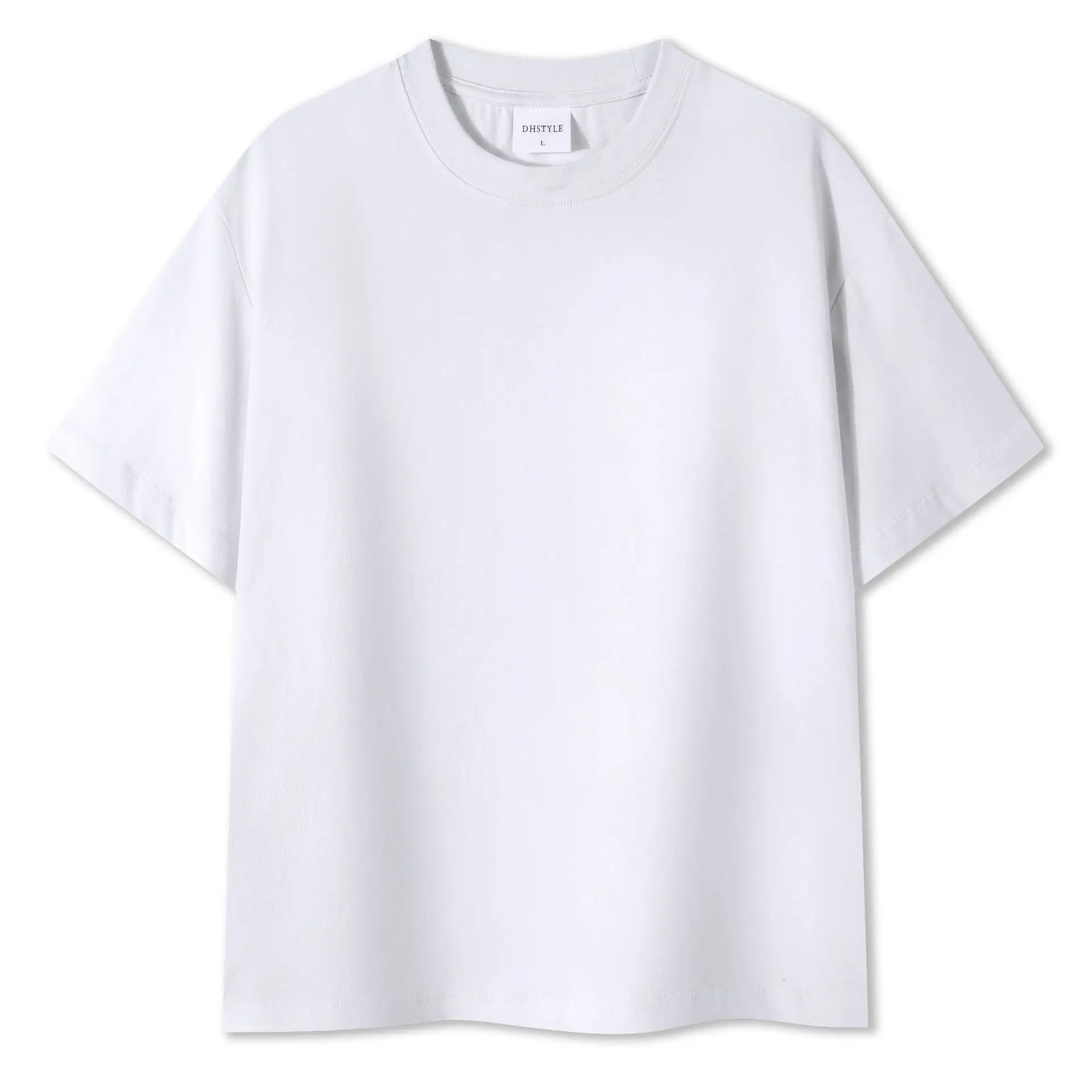 Black Cotton T-Shirt for Men Round Neck Short Sleeve - Image 16