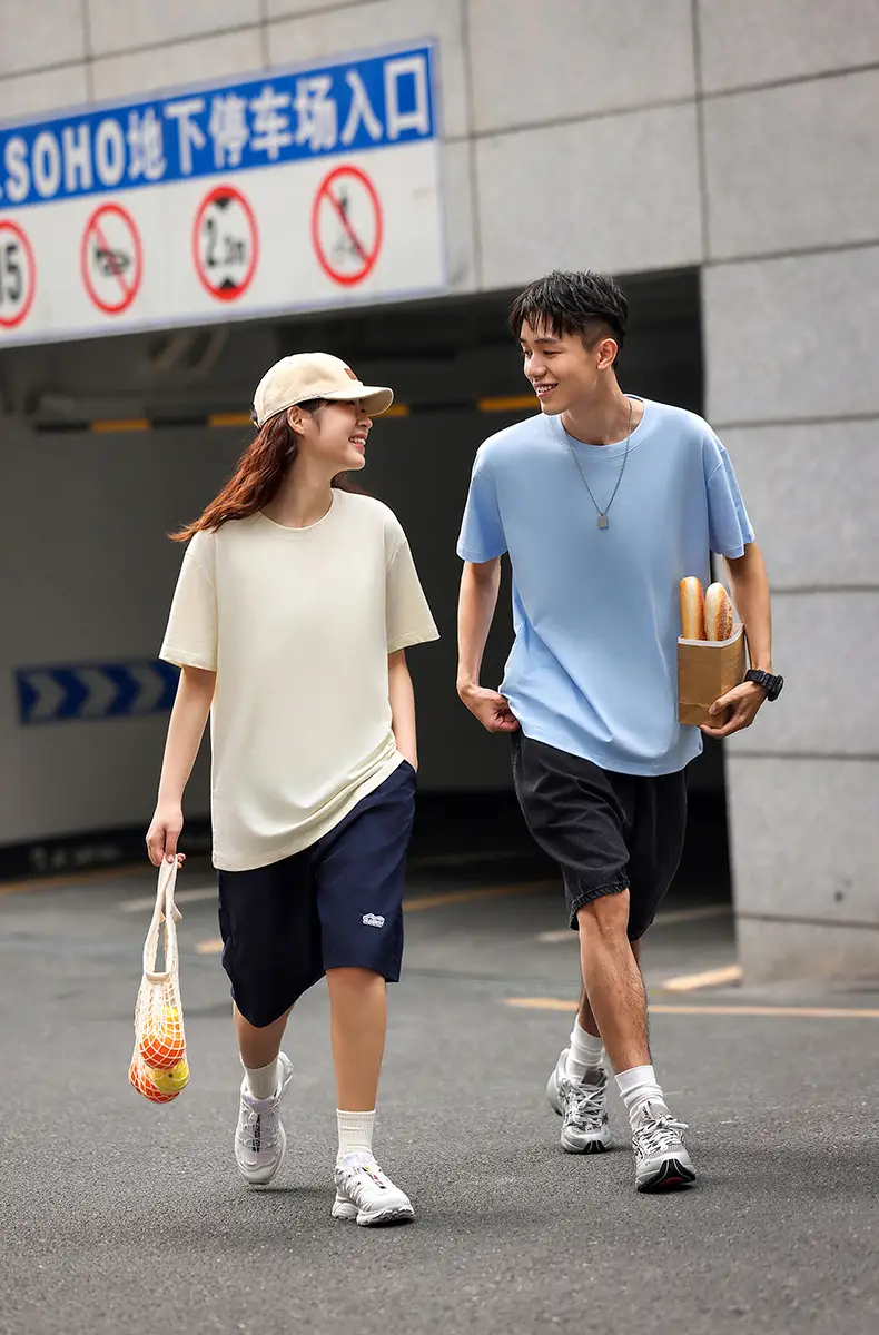 Black Cotton T-Shirt for Men Round Neck Short Sleeve — feature 8