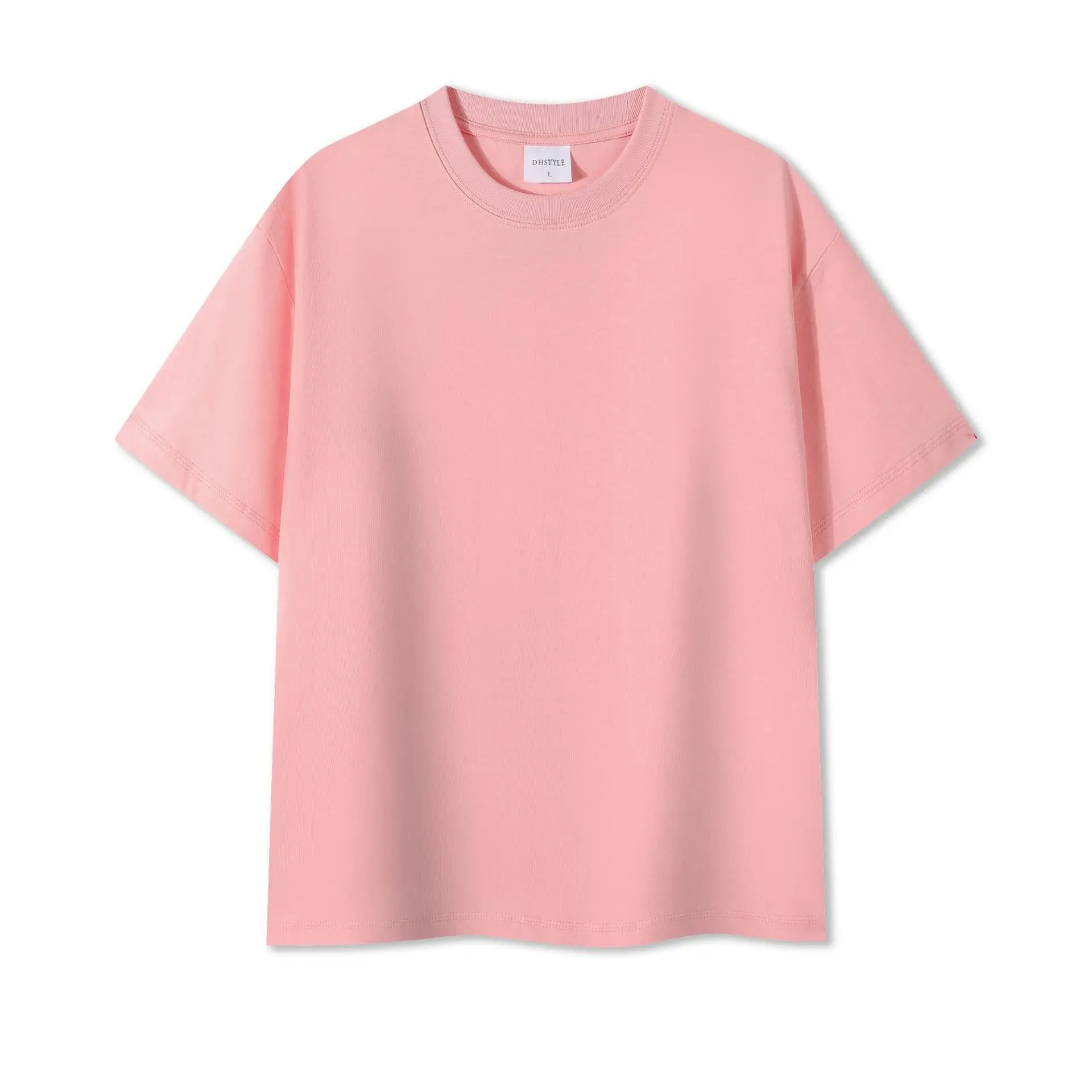 Black Cotton T-Shirt for Men Round Neck Short Sleeve - Image 5