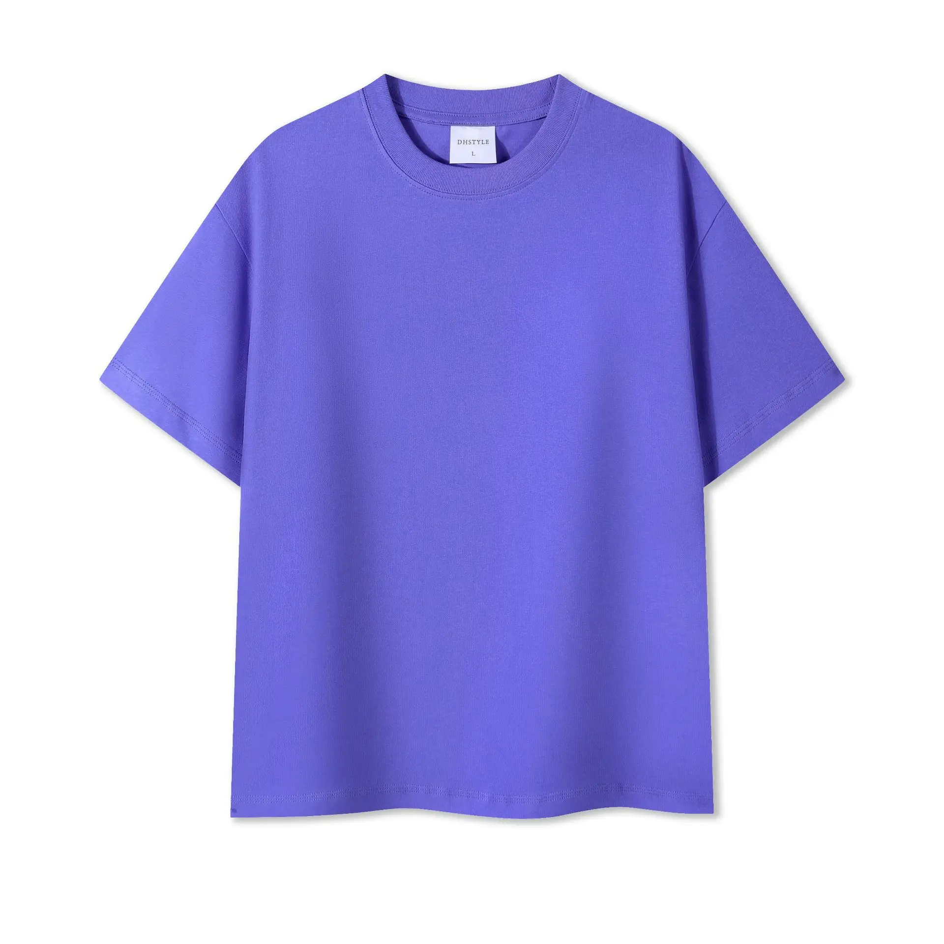 Black Cotton T-Shirt for Men Round Neck Short Sleeve - Image 7