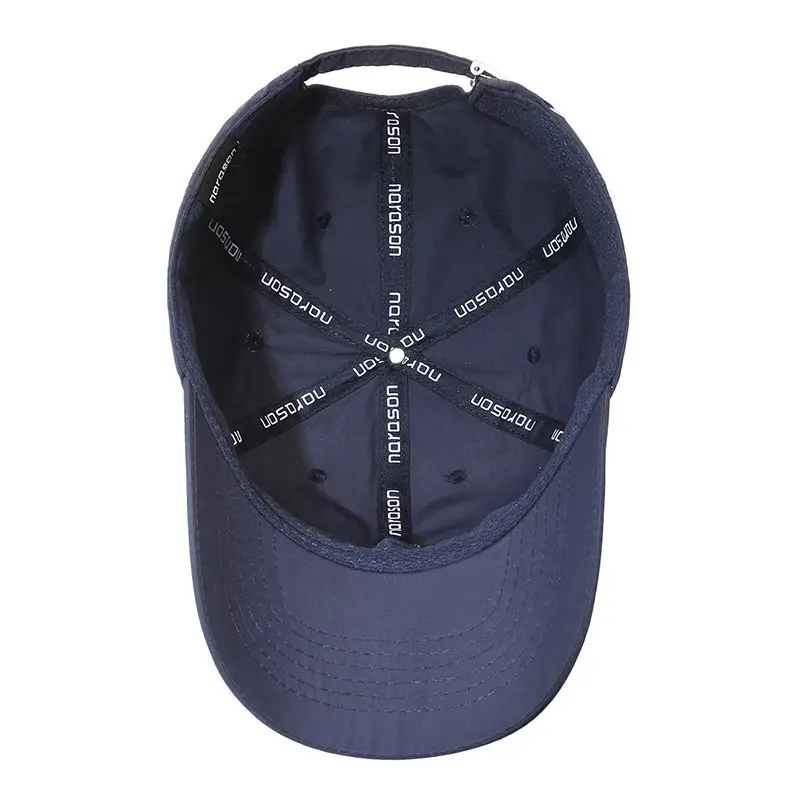 Men's Navy Blue Baseball Cap with Logo - Image 9