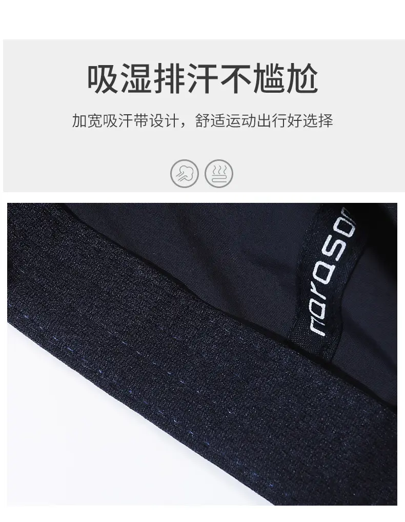 Men's Navy Blue Baseball Cap with Logo — feature 3