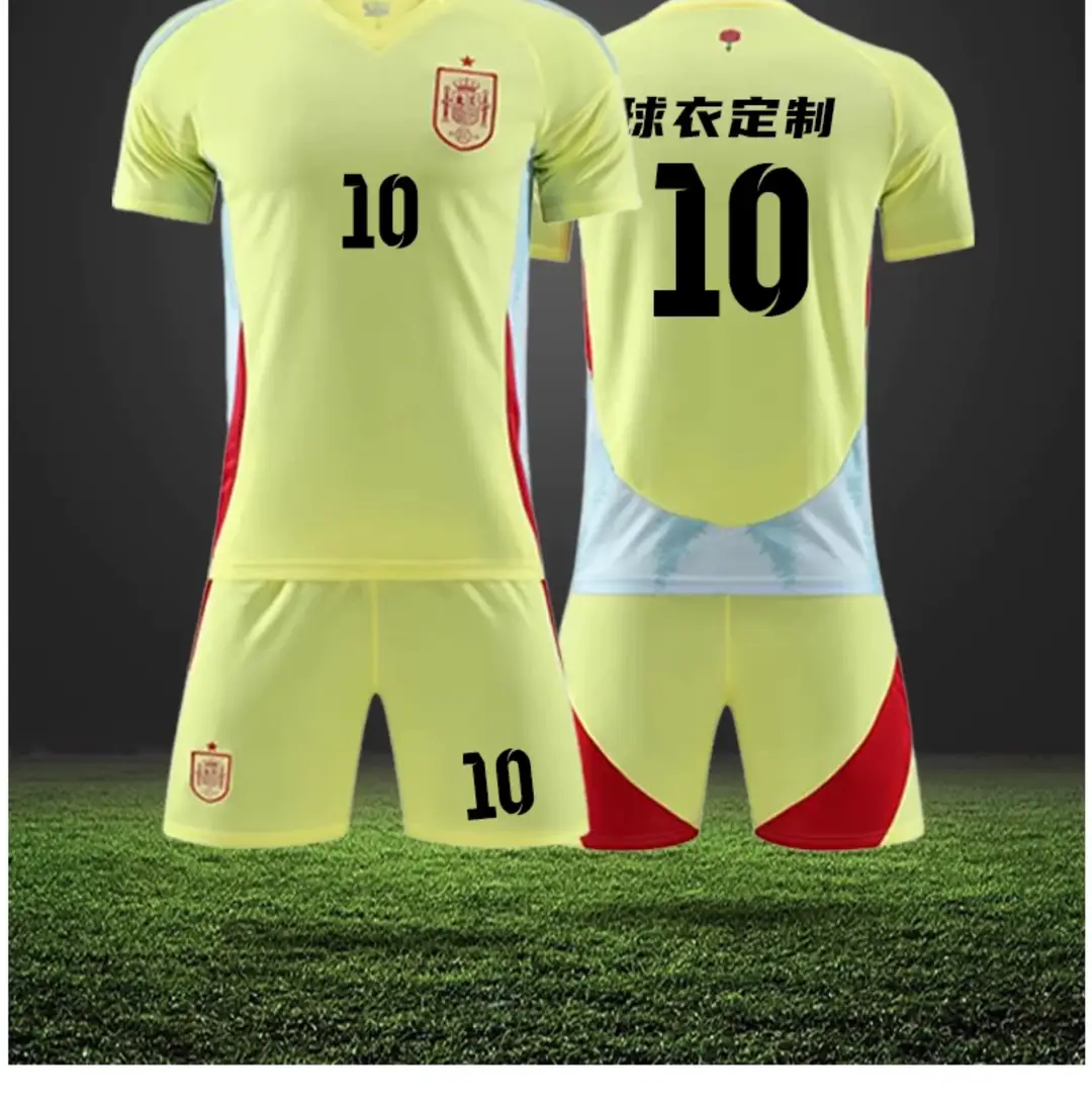 2425 Club Football Uniform Suit Men's National Team Training Uniform Home Ronaldo Argentina Children's Quick-Drying Jersey — feature 16