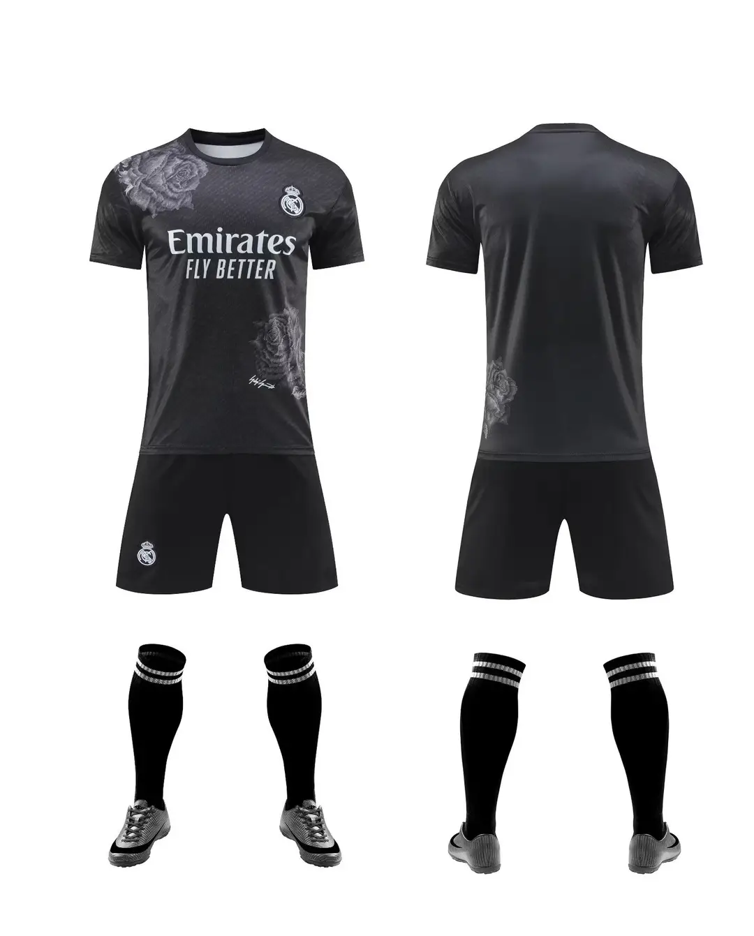 2425 Club Football Uniform Suit Men's National Team Training Uniform Home Ronaldo Argentina Children's Quick-Drying Jersey